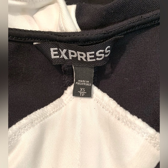 Express Backless Color Block Mini Dress - Picture 2 of 4